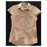 Magellan Outdoors Peach Button Up Sz Med Magellan Outdoors Peach Button Up Sz Med