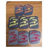 (8) Newport Alive with Pleasure Iron on Patches (8) Newport Alive with Pleasure Iron on Patches