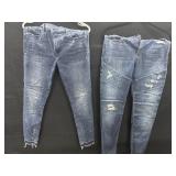 (2) Women�s Skinny Jeans Sz 10/30 (2) Women�s Skinny Jeans Sz 10/30