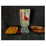 Hallmark Candle Holder, Doll Furniture Piece & Hallmark Candle Holder, Doll Furniture Piece &