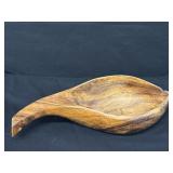 Vintage Monkey Pod Wood Bowl with Handle Vintage Monkey Pod Wood Bowl with Handle