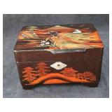 Vtg Japanese Lacquerware Music/Jewelry Box, likely Vtg Japanese Lacquerware Music/Jewelry Box, likely
