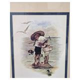 Vtg 1974 Lithograph of "Sweetness by the Shore" Vtg 1974 Lithograph of "Sweetness by the Shore"