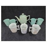 Vintage Tea/Coffee Pot w/Cups Vintage Tea/Coffee Pot w/Cups