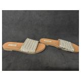 Steve Madden Sparkel Slide Sandals Sz 8 Steve Madden Sparkel Slide Sandals Sz 8