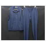 Chico�s 2 Pc Set Zenergy� Blue UPF Front Chico�s 2 Pc Set Zenergy� Blue UPF Front
