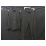 Chico�s 2 Pc Set Zenergy� Black UPF Front Chico�s 2 Pc Set Zenergy� Black UPF Front