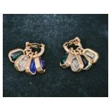 VTG Ellen Designs Clip on Earrings Gold Tone VTG Ellen Designs Clip on Earrings Gold Tone