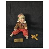Danbury Mint PILOT TOMMY by Elke Hutchens 10" Danbury Mint PILOT TOMMY by Elke Hutchens 10"