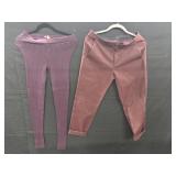 Pr of Tights & Maroon Pants Sz 8 Pr of Tights & Maroon Pants Sz 8