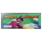 Original Newport Metal Sign 35.5x14 1993 Original Newport Metal Sign 35.5x14 1993