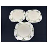 3 Handcrafted Plates Made in England 3 Handcrafted Plates Made in England