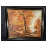 October Morn" by artist Robert Wood. October Morn" by artist Robert Wood.