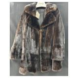 EVANSFURS At Jordan Marsh. Brown Real Fur Mink EVANSFURS At Jordan Marsh. Brown Real Fur Mink