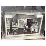 Beautiful VTG VICTORIAN DOLLHOUSE MINIATURE ROOM Beautiful VTG VICTORIAN DOLLHOUSE MINIATURE ROOM