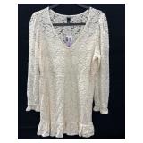 Wild Fable Women�s Ivory Lace Lined Babydoll Long Wild Fable Women�s Ivory Lace Lined Babydoll Long