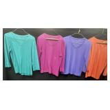(4) Amber Sun 100% Organic Cotton Long Sleeve (4) Amber Sun 100% Organic Cotton Long Sleeve