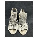 Sam Edelman Grey Fringe Sandal 7.5 Sam Edelman Grey Fringe Sandal 7.5