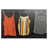 3 Sleeveless Dressy Shirts Sz L 3 Sleeveless Dressy Shirts Sz L