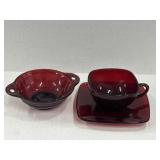 Ruby Red Dishes Ruby Red Dishes