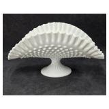 Vtg Fenton Milk Glass Hobnail Banana Bowl Vtg Fenton Milk Glass Hobnail Banana Bowl