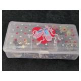 Plastic Container w/Jewelry Plastic Container w/Jewelry
