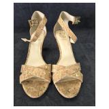 Vero Cuoio Cork Heels Sz 9M Vero Cuoio Cork Heels Sz 9M