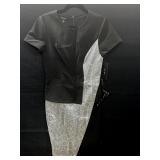 NWT ivy + blu Black & Silver Evening Dress size 6 NWT ivy + blu Black & Silver Evening Dress size 6