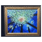 Framed Acrylic Painting on Canvas 23.5�x19.5� Framed Acrylic Painting on Canvas 23.5�x19.5�
