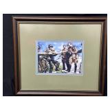 Soldiers Art Work Framed 21.5�x19� Soldiers Art Work Framed 21.5�x19�