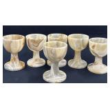 6 Beautiful Vintage Marbled Natural Stone Small 6 Beautiful Vintage Marbled Natural Stone Small