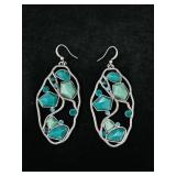Teal Earrings Teal Earrings
