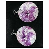 Acrylic Flower Earrings Acrylic Flower Earrings