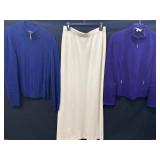 St. John 3 Piece Set 2 Sweaters & 1 Skirt 12 St. John 3 Piece Set 2 Sweaters & 1 Skirt 12