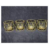 (4) Geometrical Candle Holders (4) Geometrical Candle Holders