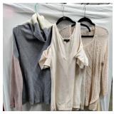 (3) Oversized Sweater Tops Sz L (3) Oversized Sweater Tops Sz L