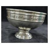 Inscribed Silver-plated Bowl from Pottery Barn Inscribed Silver-plated Bowl from Pottery Barn
