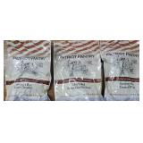 (3) Packs of Patriot Pantry Freeze Dried Food (3) Packs of Patriot Pantry Freeze Dried Food