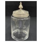 Southern Living Astoria Clear Glass Canister with Southern Living Astoria Clear Glass Canister with