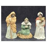 3 Wiseman Ceramic Figurines 3 Wiseman Ceramic Figurines