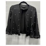 Black Beaded Size M Jacket Black Beaded Size M Jacket
