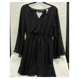 Paper Crane Black Mini Dress Sz Large Paper Crane Black Mini Dress Sz Large