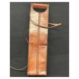 Brown Leather Pool Cue Case 16" Brown Leather Pool Cue Case 16"