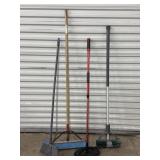 (4) Assorted Brooms (4) Assorted Brooms