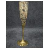 Champagne Flute w/Silver-plated Cup Champagne Flute w/Silver-plated Cup