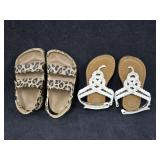 (2) Prs Toddler Sandles (2) Prs Toddler Sandles