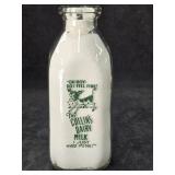 Vtg Qt Milk Bottle from Collin Vtg Qt Milk Bottle from Collin