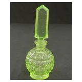 VTG Art Deco Vaseline Uranium Glass Perfume VTG Art Deco Vaseline Uranium Glass Perfume