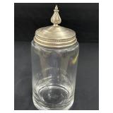 Southern Living Astoria Clear Glass Canister with Southern Living Astoria Clear Glass Canister with
