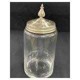 Southern Living Astoria Clear Glass Canister with Southern Living Astoria Clear Glass Canister with